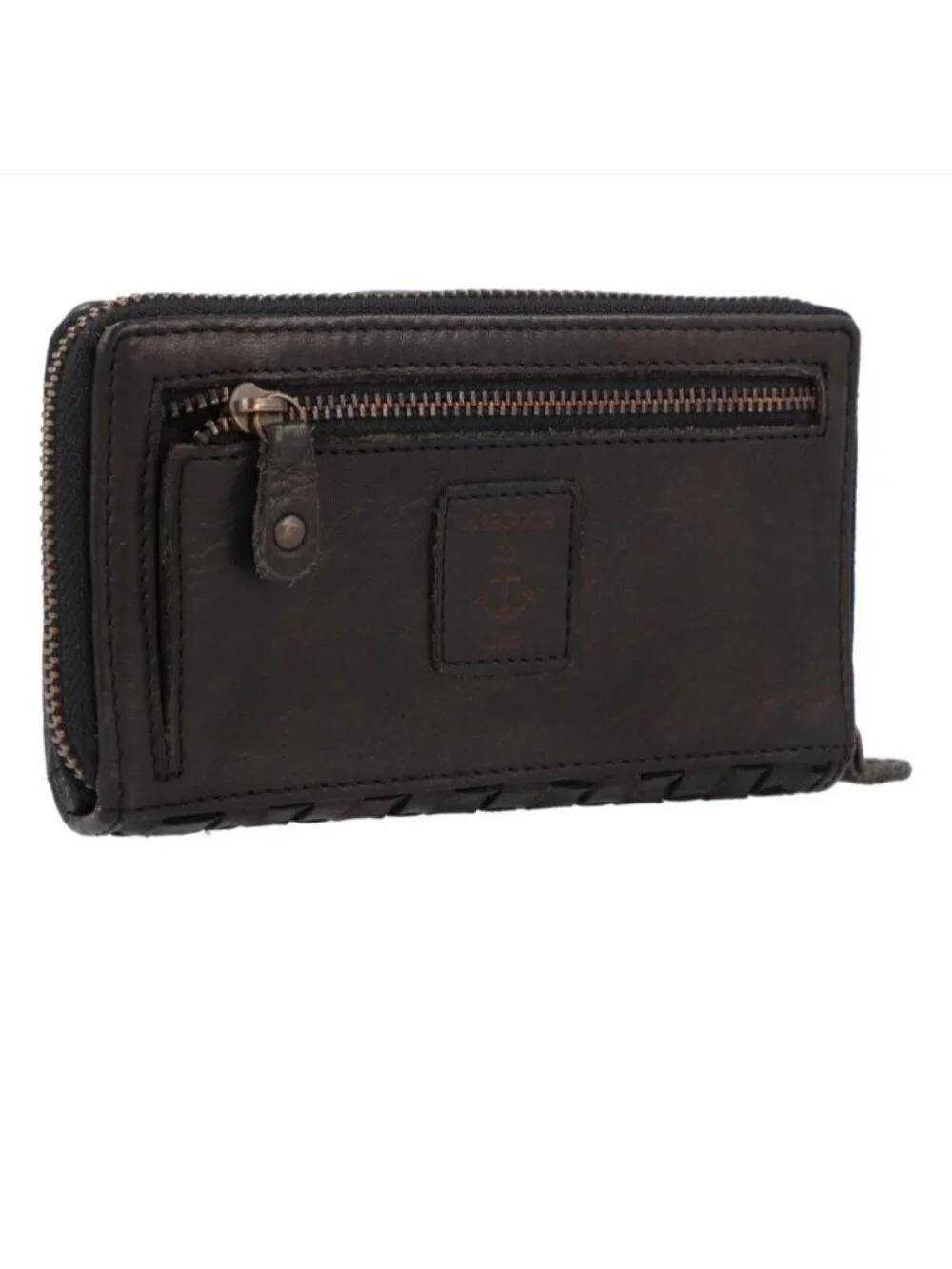 Harbour 2nd Lucinda Leather Wallet RFID Protection Dark Ash